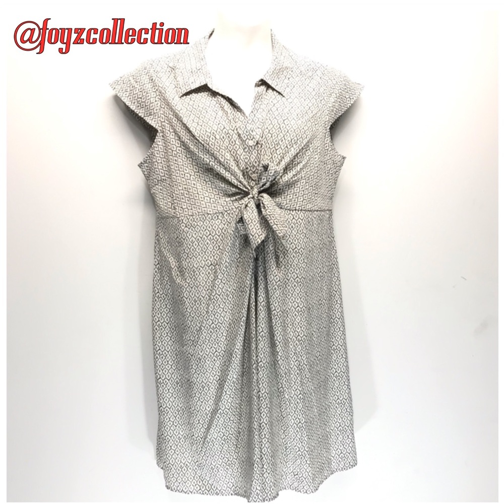 Lightweight Patterned Cap-Sleeved Midi Dress Fits Up To Women’s Size 18 VGUC